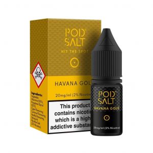 Pod Salt: Havana Gold 10ml - 20mg