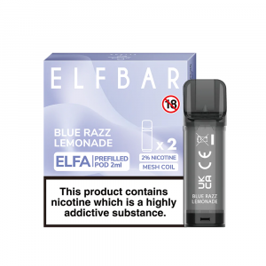 Elf Bar: ELFA Pod 2ml - Blue Razz Lemonade